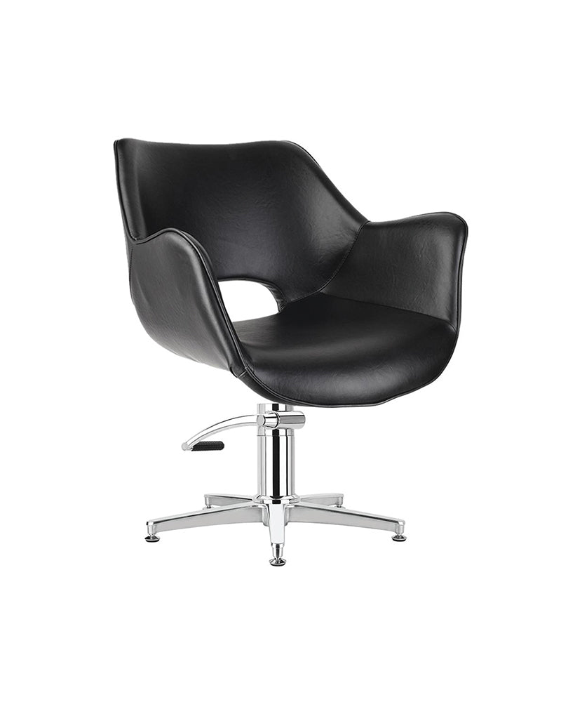 Chloe customer chair - chrome base